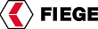 Logotipo der FIEGE Unternehmensgruppe in rot und schwarz auf wei&szlig;em Hintergrund.